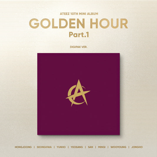 ATEEZ | GOLDEN HOUR : Part.1 (10th Mini Album) [Digipack Ver.] | PRE-ORDER