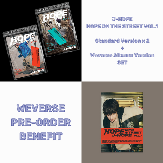 J-HOPE | HOPE ON THE STREET VOL.1  + Weverse Albums Ver. SET | WEVERSE POBS