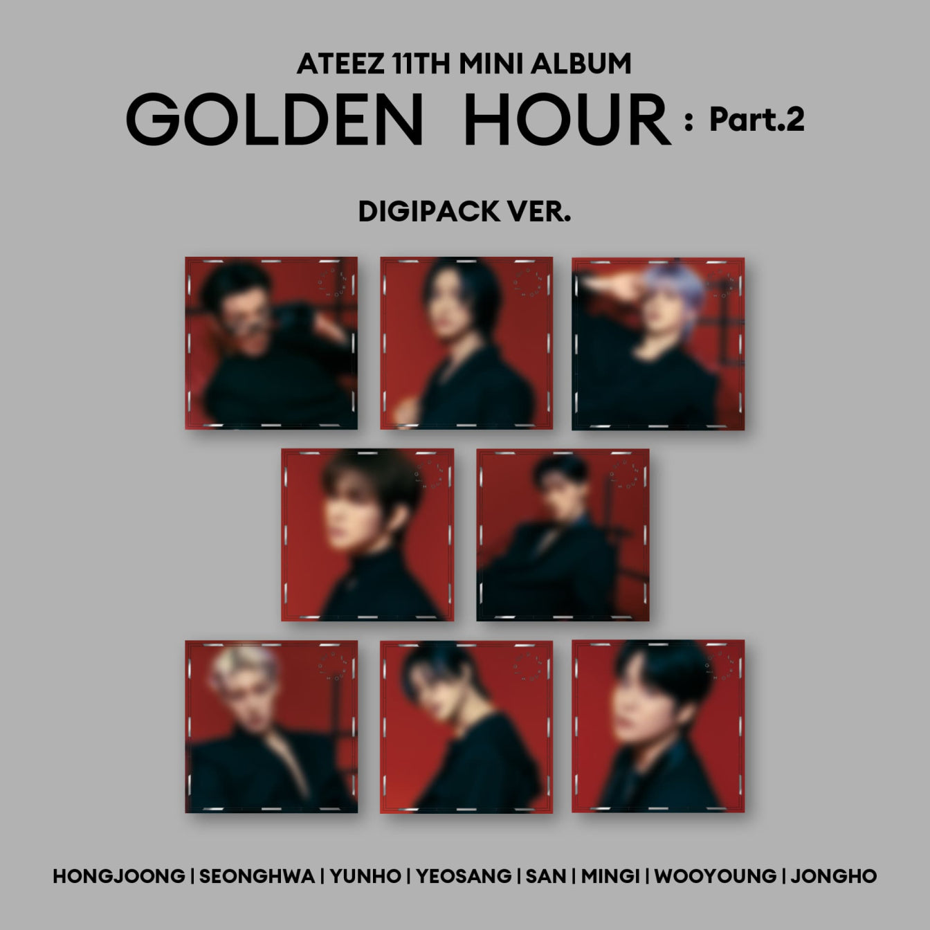 ATEEZ | GOLDEN HOUR : Part.2 (11th Mini Album)[DIGIPACK Ver.] | PRE-ORDER