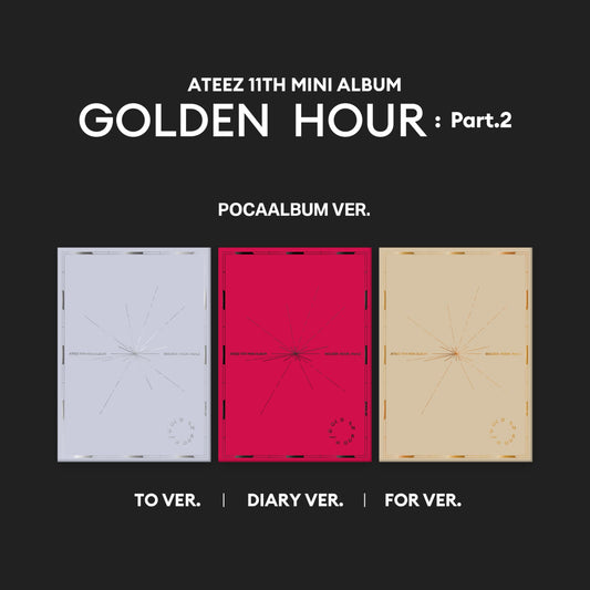 ATEEZ | GOLDEN HOUR : Part.2 (11th Mini Album)[POCAALBUM Ver.]