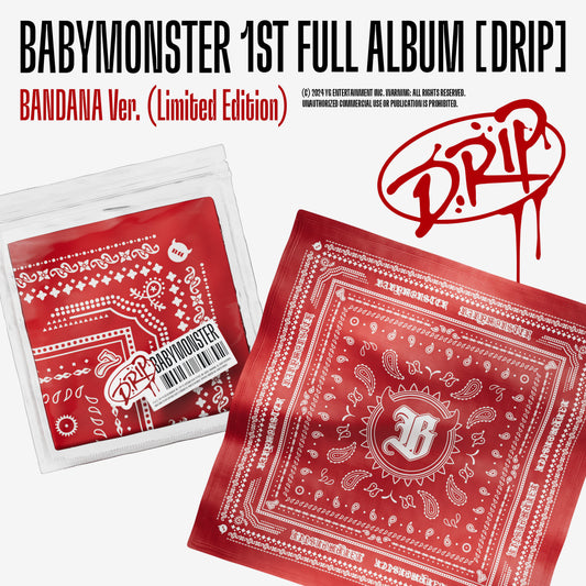 BABYMONSTER | DRIP (1st Full Album)[BANDANA Ver.][Limited Edition]