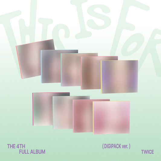 TWICE | THIS IS FOR (4th Album) [DIGIPACK Ver.] | PRE-ORDER | JYP FANS, SOUND WAVE, WITHMUU POBS