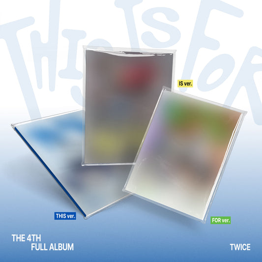 TWICE | THIS IS FOR (4th Album) | PRE-ORDER | JYP FANS, SOUND WAVE, WITHMUU POBS