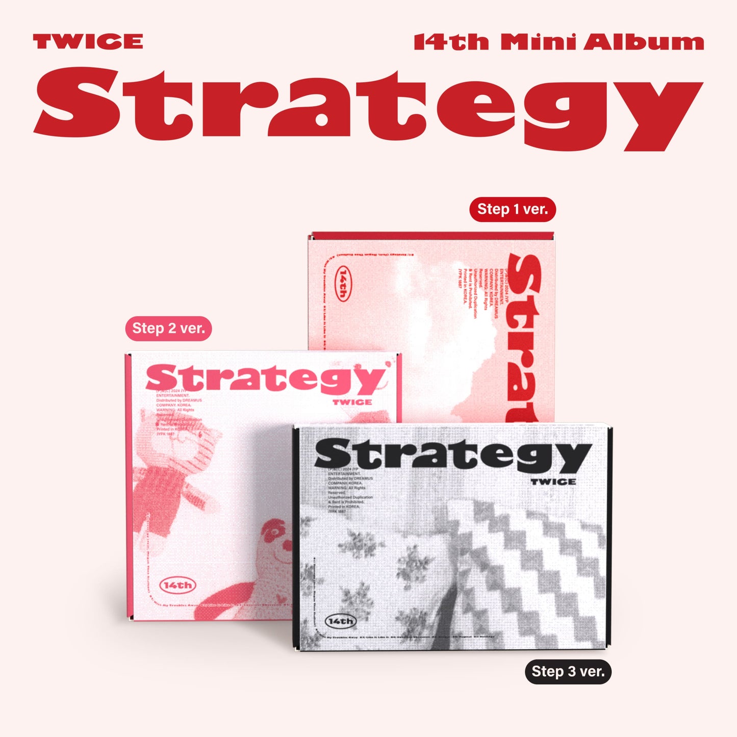 TWICE | STRATEGY (14th Mini Album) | SITE POBs AVAILABLE