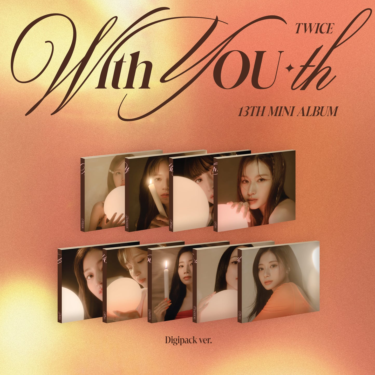 TWICE | With YOU-th (13th Mini Album) [DIGIPACK Ver.] | PRE-ORDER | JYPSHOP & WITHMUU POBS AVAILABLE!