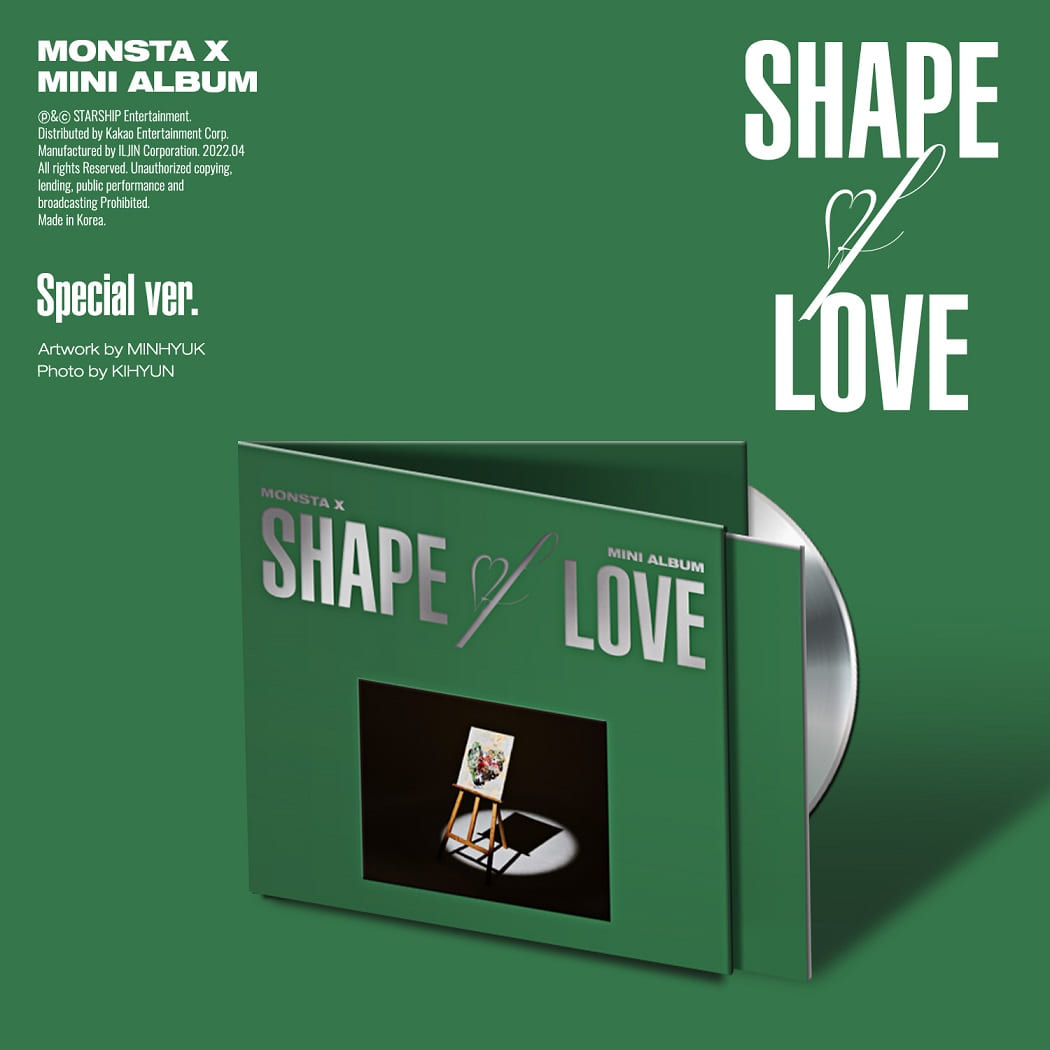 OPENED) MONSTA X  SHAPE of LOVE (11th Mini Album) [Special Ver.] – pluedo