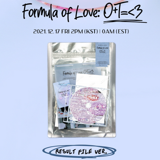 TWICE | Formula of Love: O+T=<3 (3rd Album) [Result File Ver.]